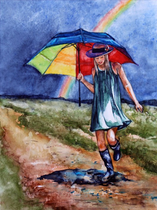 Spaziergang in Farbe